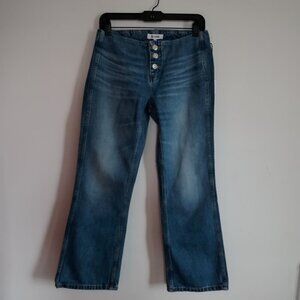Ladies SZ 25 Re/Done Blue Flare Leg Jean